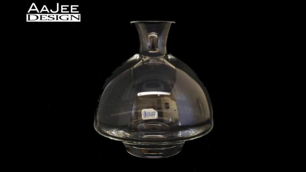 Schott Zwiesel - Kristallen vaas - Mid Century Modern - MCM, Ophalen of Verzenden, Gebruikt, Overige kleuren, Glas
