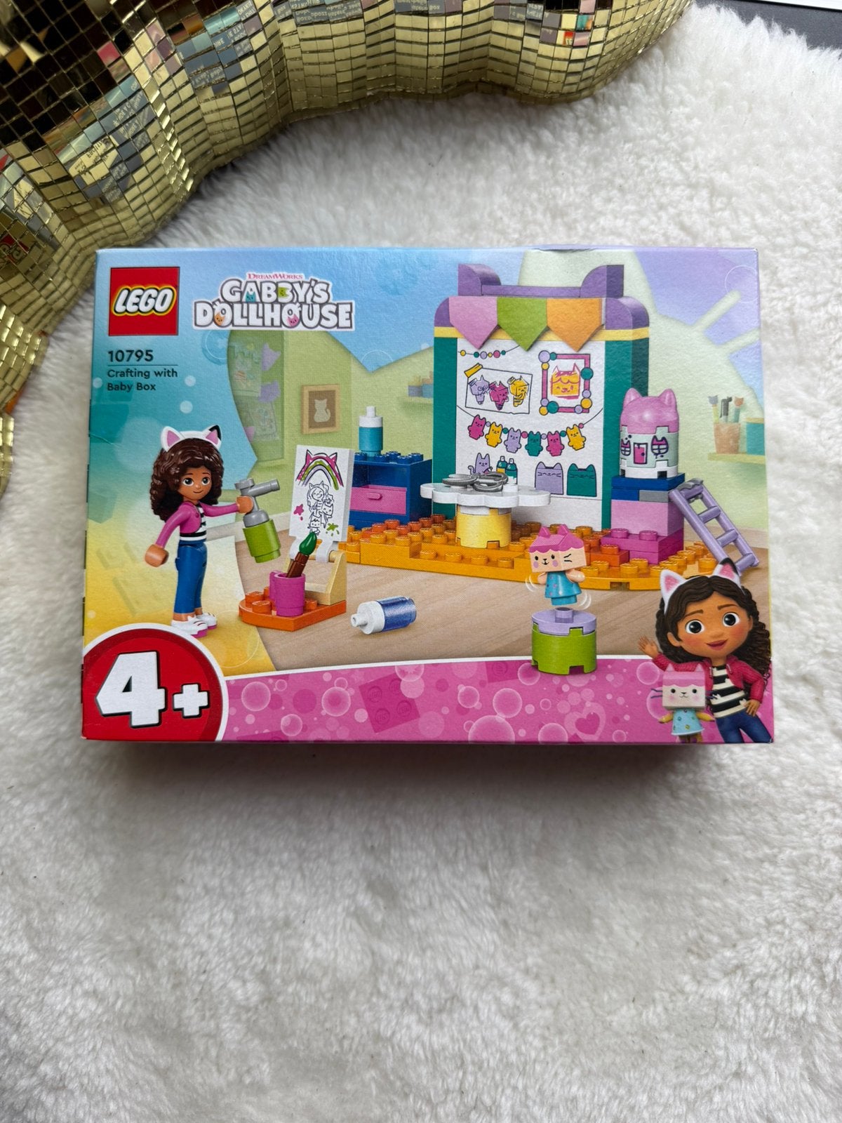 LEGO Gabby's poppenhuis Knutselen met Babykitty | 10795, Overige thema's, Lego, Nieuw, Ophalen of Verzenden