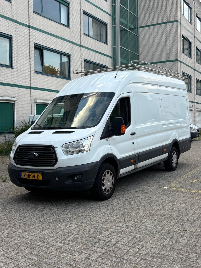 Ford Transit 2.0 Tdci 125KW L3H3 2019 Airco Imperiaal Ladder, Auto's, 13 km/l, 1995 cc, 4 cilinders, Wit