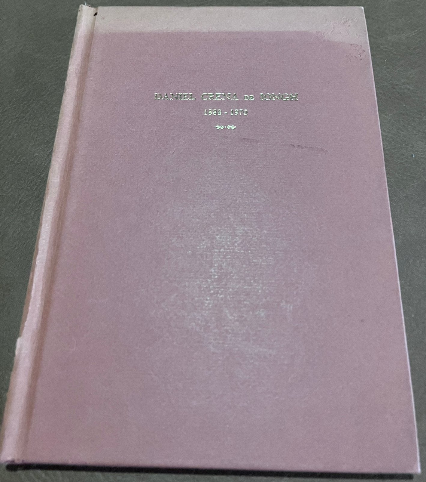 herdenkingsboekje voor Daniel Crena de Iongh (1888–1970), Ophalen of Verzenden, Gelezen