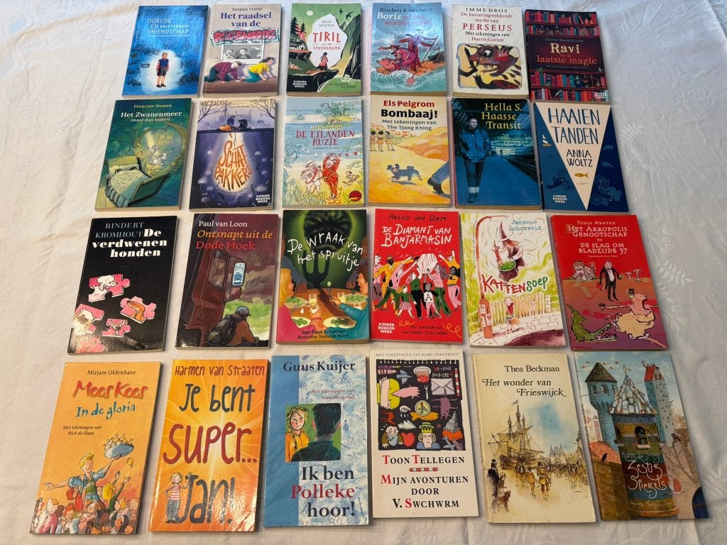 Grote collectie kinderboeken 24 boekenweek geschenken set!, Ophalen of Verzenden, Gelezen, Diverse schrijvers