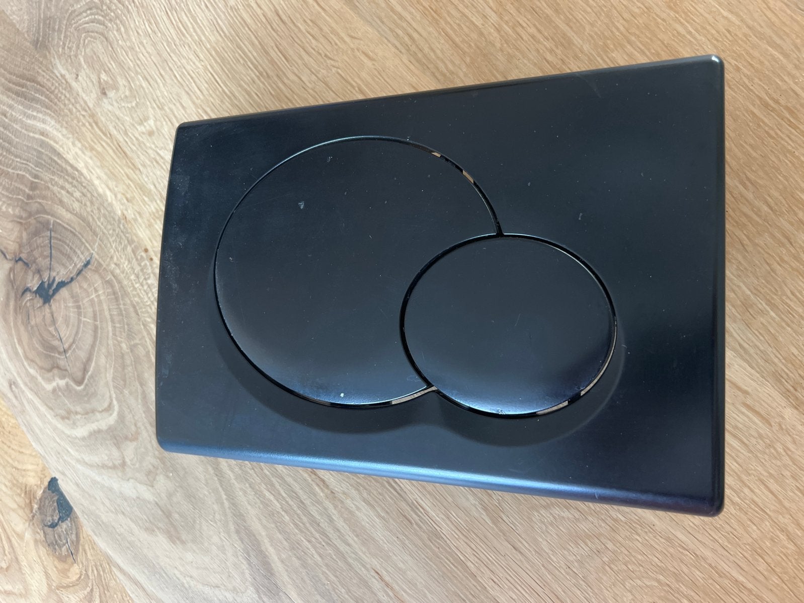 Geberit Sigma 20 bedieningsplaat - Zwart (zelf gespoten), Ophalen of Verzenden, Gebruikt, Toilet