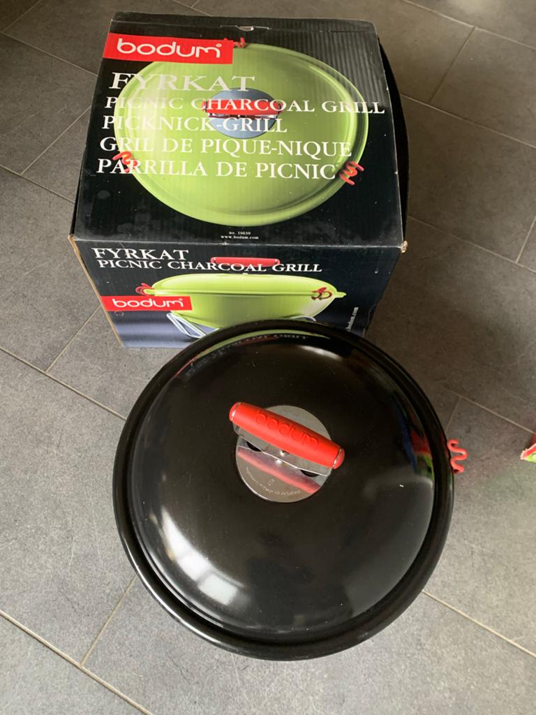Bodum Fyrkat Picknick Houtskool Barbecue - Compact & Draagba, Ophalen, Gebruikt