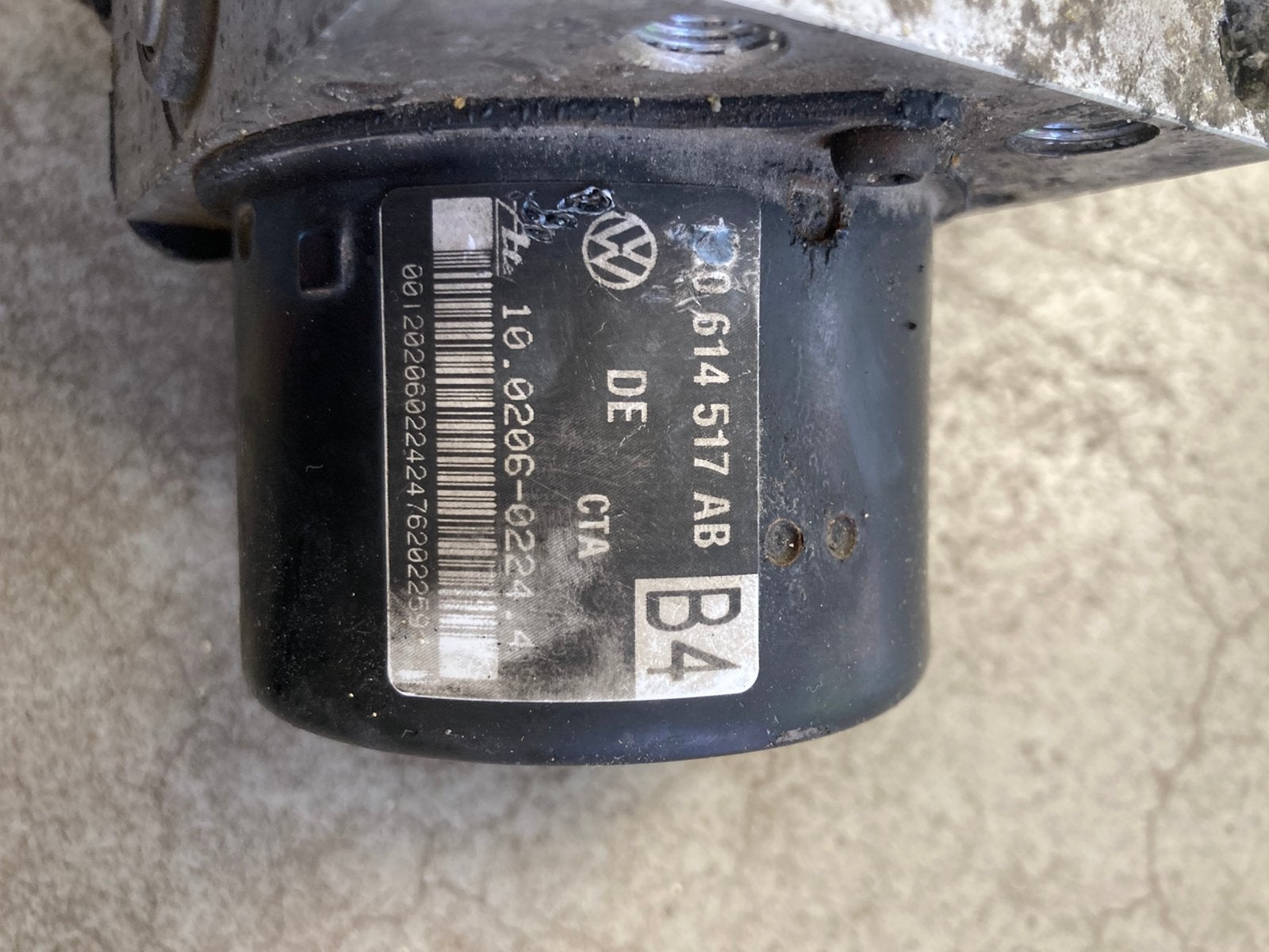 VAG ABS Pomp met computer module 1K0907379AB 1K0614517AB, Ophalen of Verzenden, Gebruikt