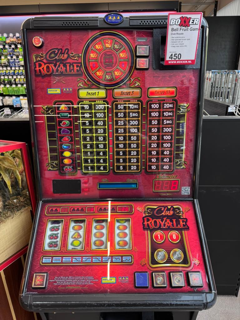 Club royale gokkast, Euro, Ophalen of Verzenden, Zo goed als nieuw, Met sleutels
