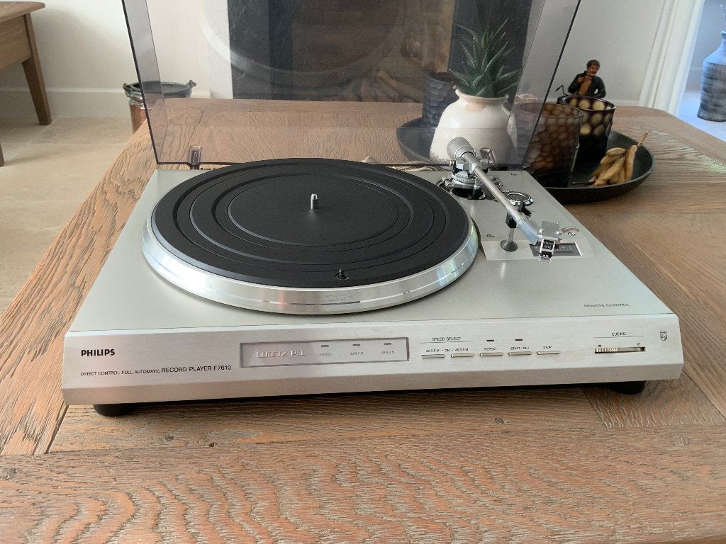 Platenspeler Philips F7610, Ophalen of Verzenden, Gebruikt, Platenspeler, Philips