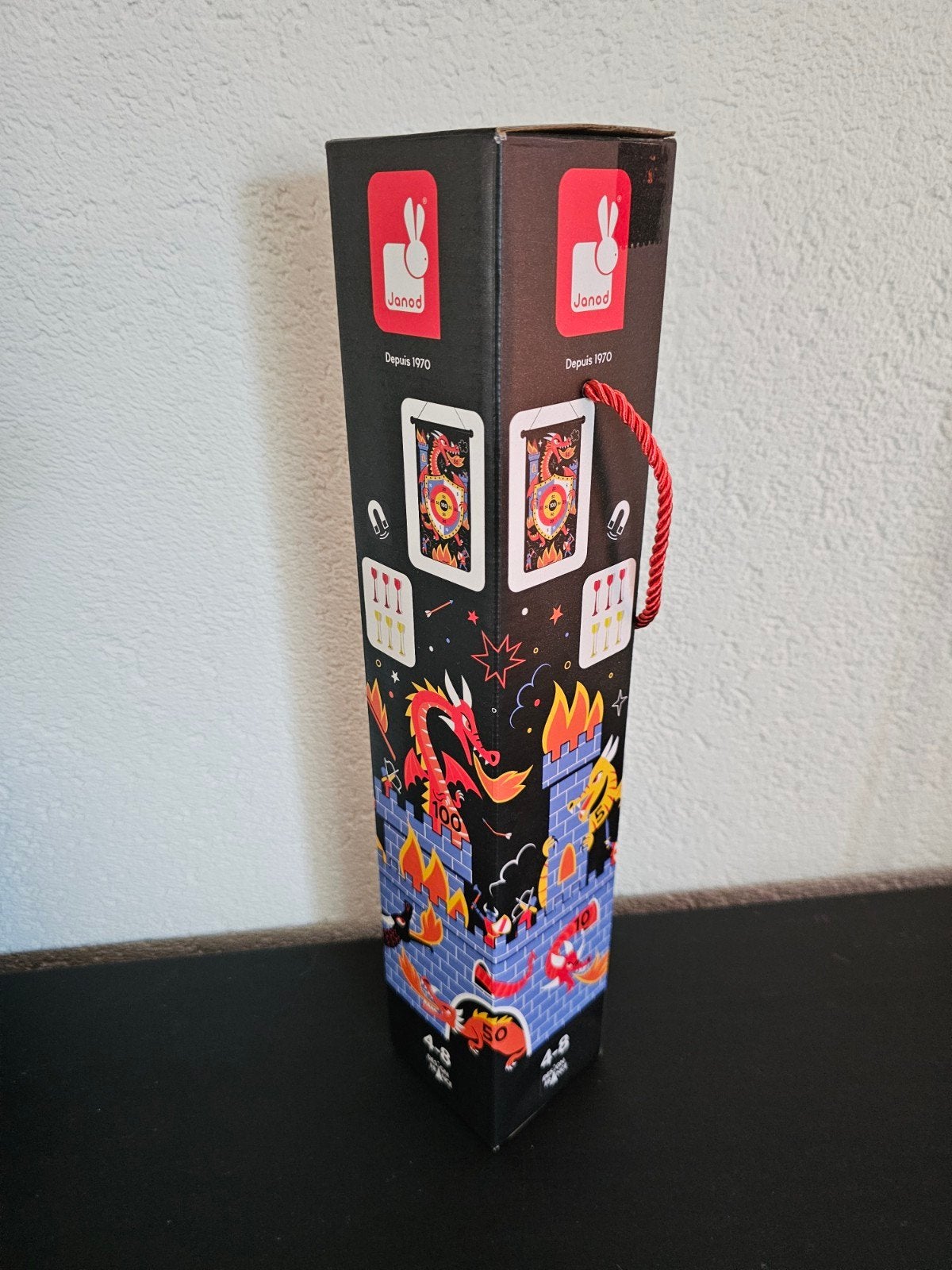 Janod dart spel draken uitvoering als Nieuw, Ophalen, Zo goed als nieuw