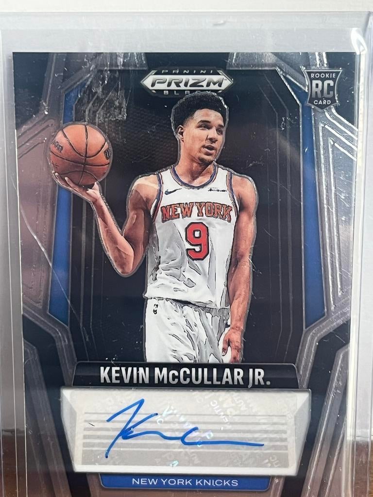 Kevin McCullar Jr. Panini Prizm Black RC Auto New York Knick, Ophalen of Verzenden, Zo goed als nieuw