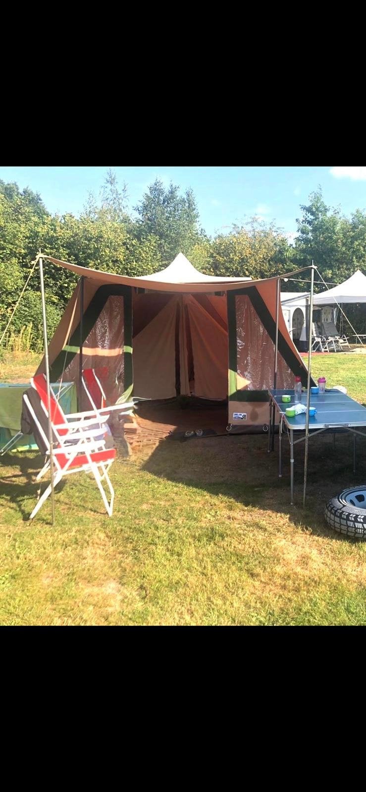 De Waard Albatros tent, Ophalen, Gebruikt