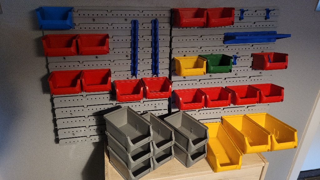 Gereedschapswand Allit / 44x55 cm/2stuks/met Toebehoren, Doe-het-zelf en Verbouw, Ophalen of Verzenden, Zo goed als nieuw