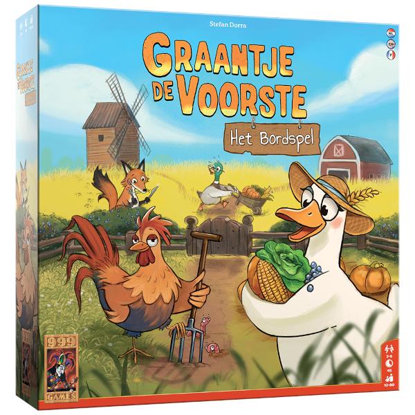 Graantje de Voorste Het Bordspel 999 Games Bordspel Nieuw, 999 Games, Nieuw, Ophalen of Verzenden, Vijf spelers of meer