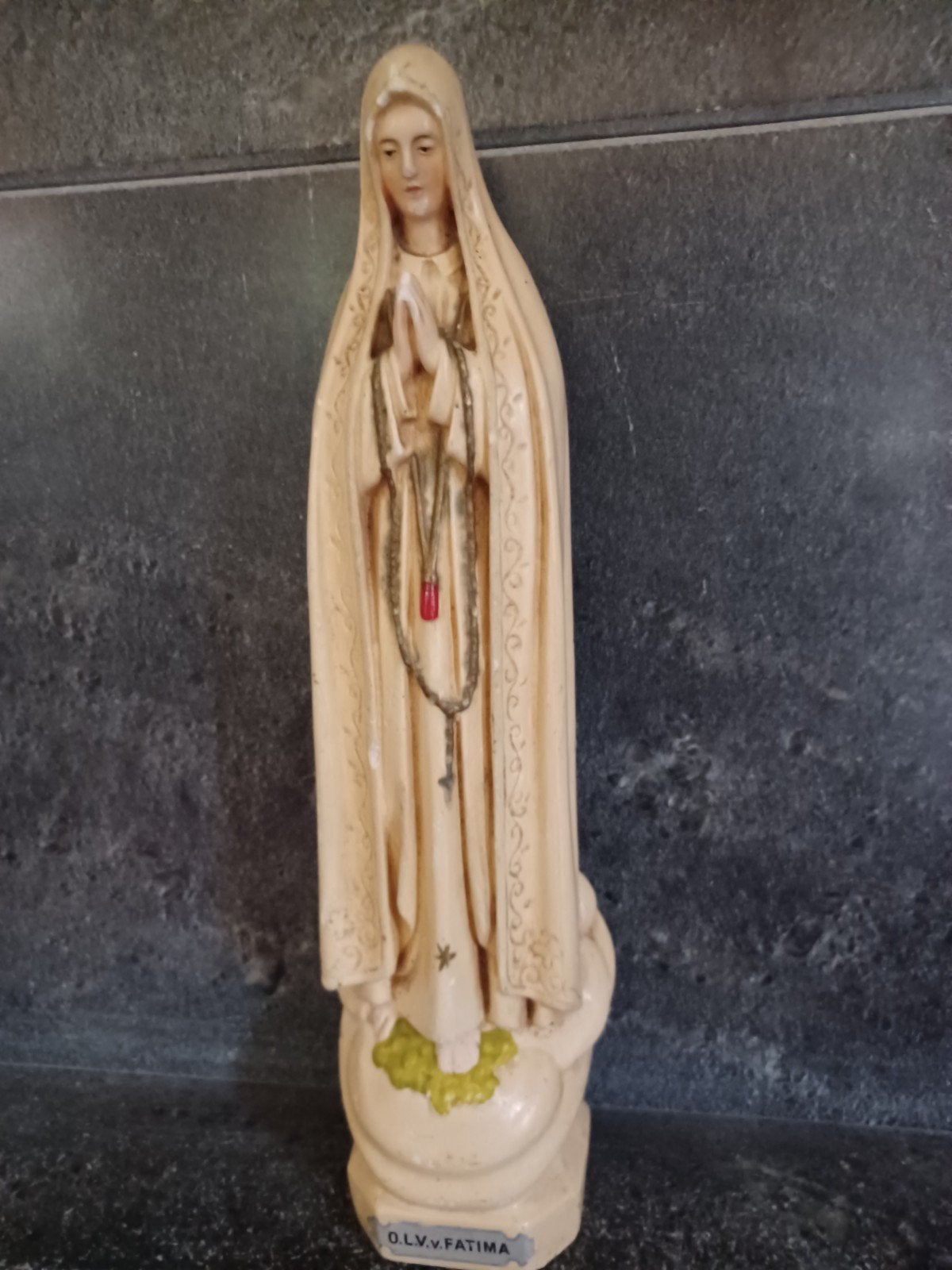 Beeld van Maria Mariabeeld Onze Lieve Vrouw van Fatima, Antiek en Kunst, Ophalen of Verzenden