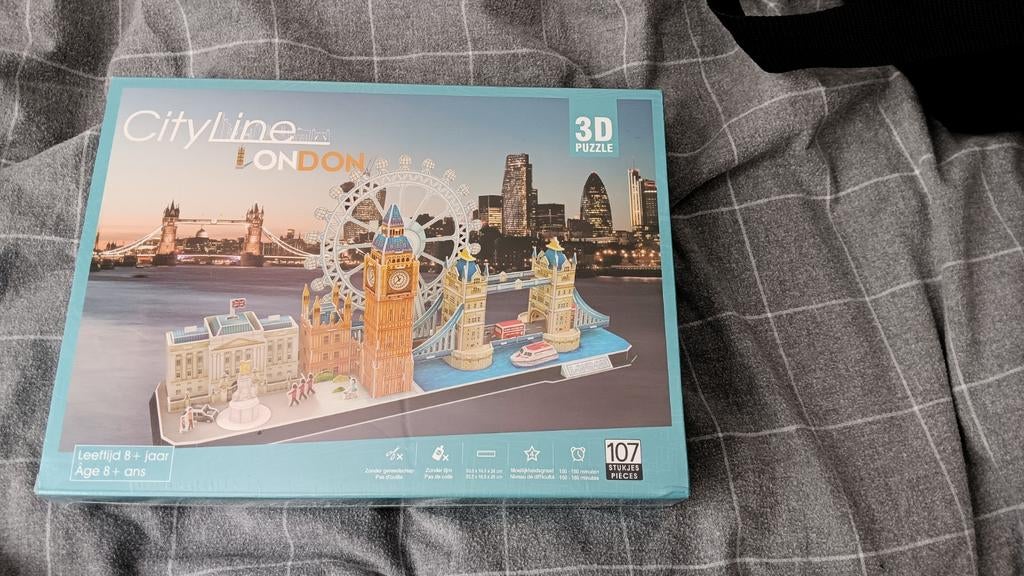 3D puzzel CityLine London, Ophalen of Verzenden