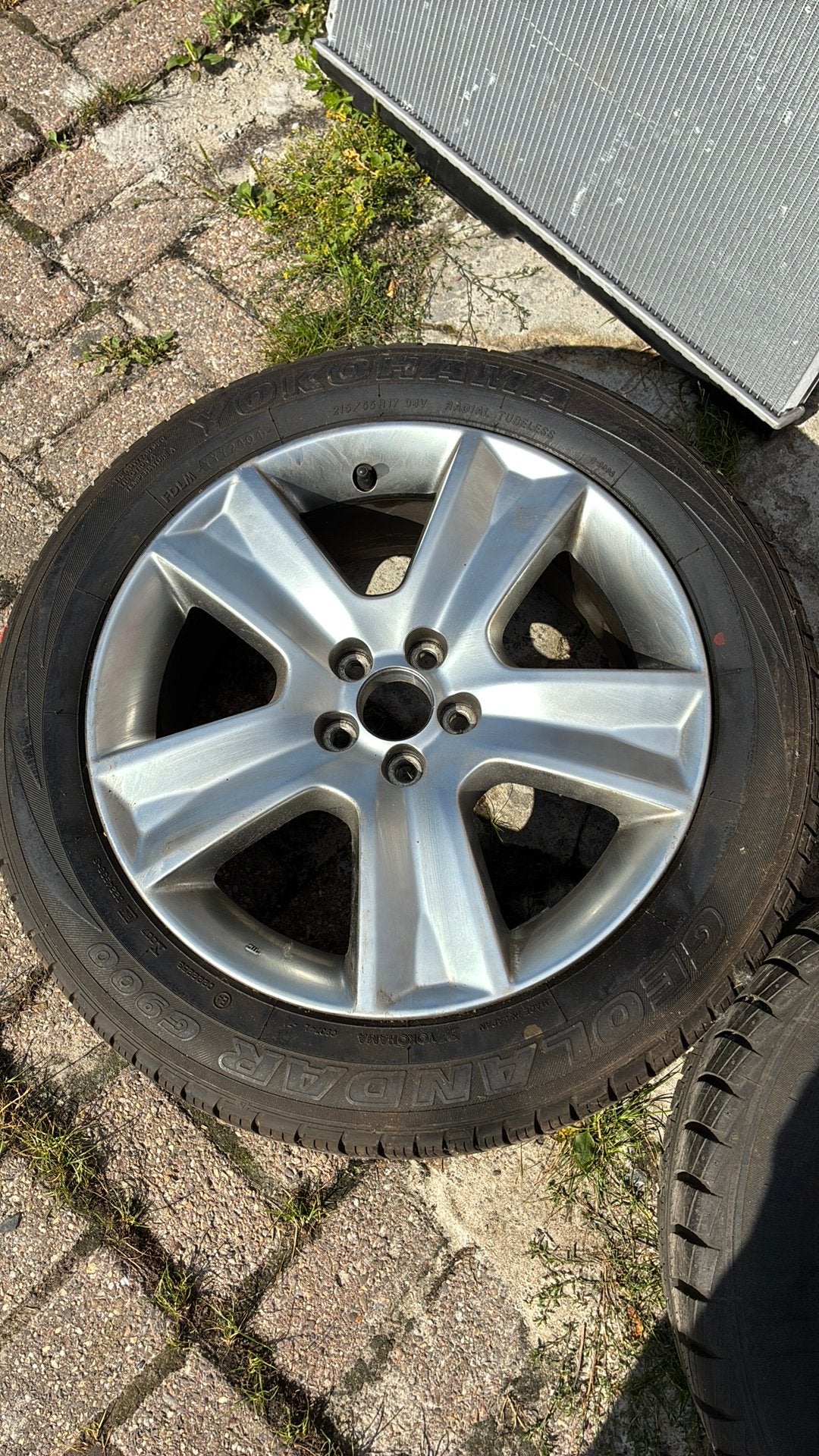 Bmw M-Sport styling 68 velgen + (reserve wiel subaru & BMW), Ophalen, 17 inch, Zomerbanden