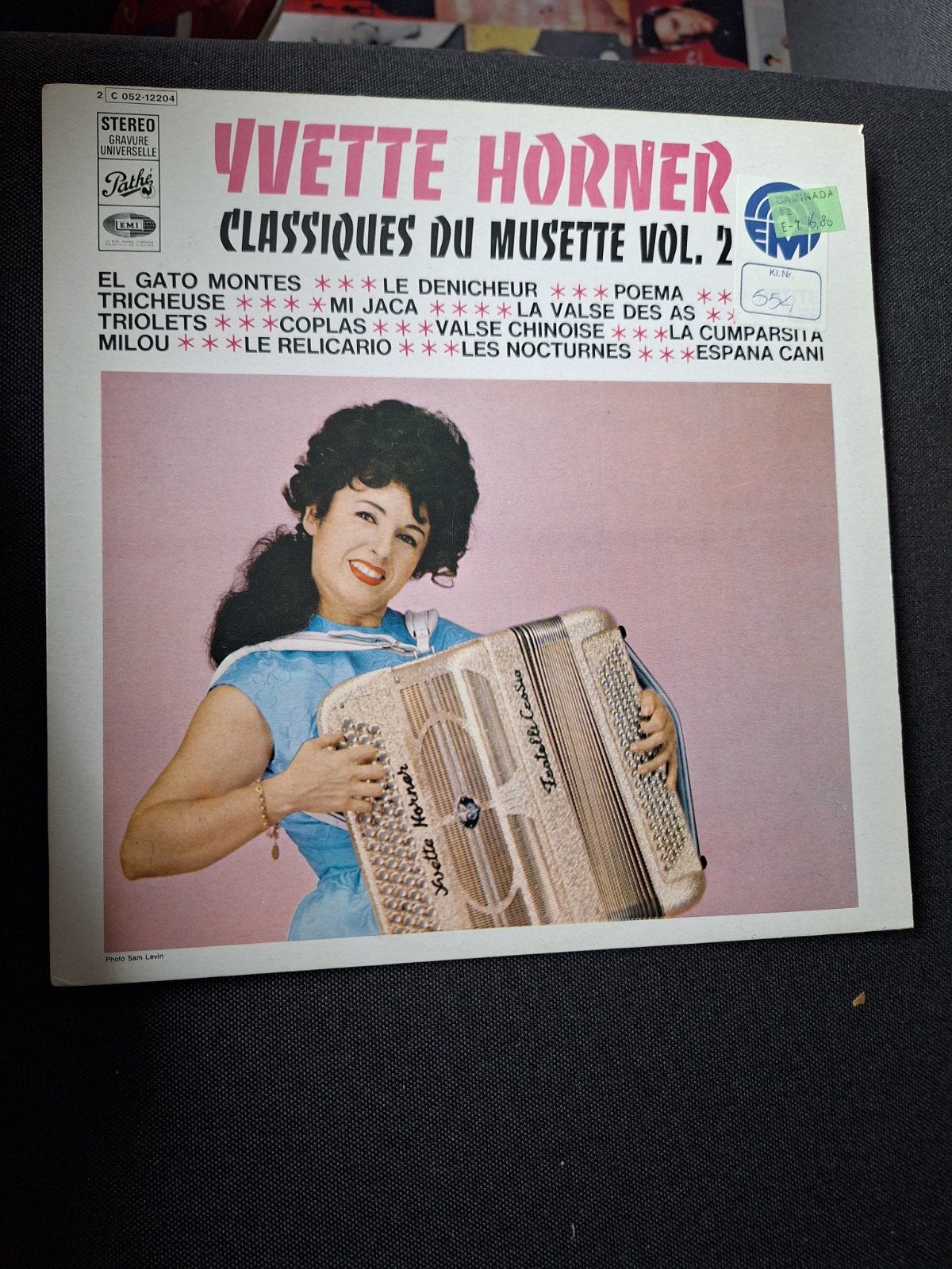 Yvette Horner - Classiques du Musette Vol. 2 (LP), Ophalen of Verzenden, Gebruikt