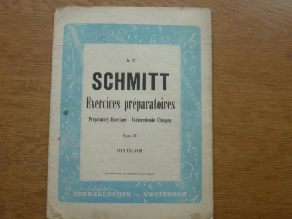 Schmitt - vorbereitende übungen opus 16 -piano, Muziek en Instrumenten, Bladmuziek, Gebruikt, Klassiek, Ophalen of Verzenden, Artiest of Componist