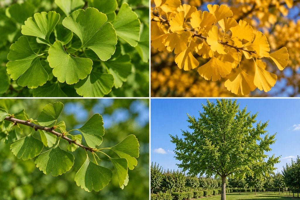 Japanse notenboom Ginkgo biloba – 18 stuks voor €75, Lente, Minder dan 100 cm, Volle zon, In pot