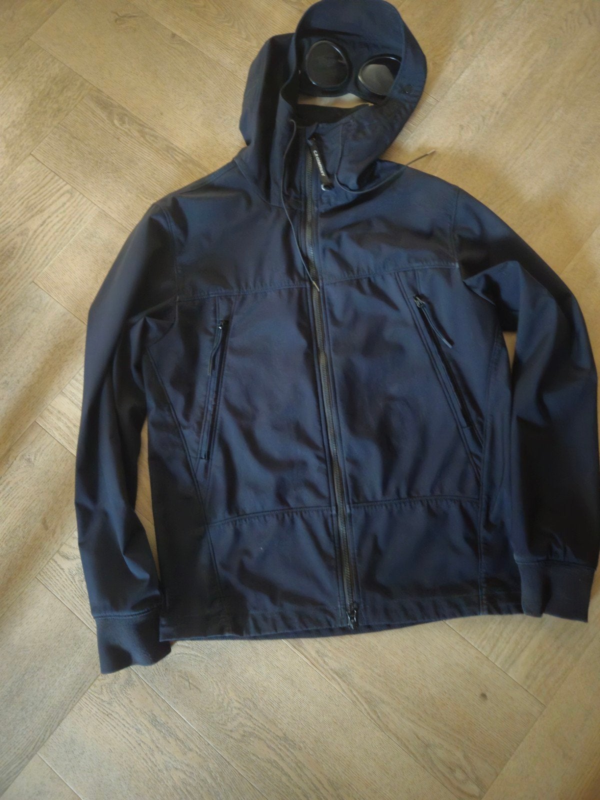 CP Company Goggle Jacket SS17 Zwart Maat 50 (M), Ophalen