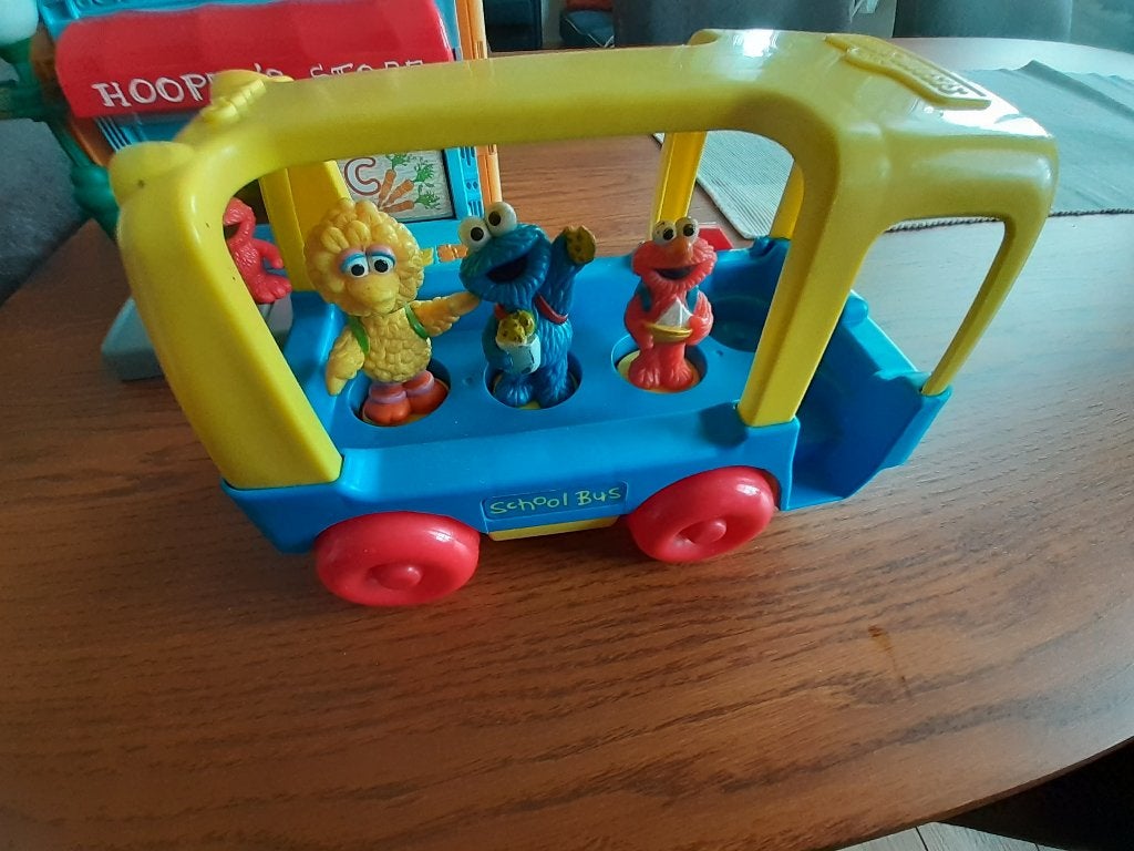 sesamstraat bus, Ophalen of Verzenden, Gebruikt