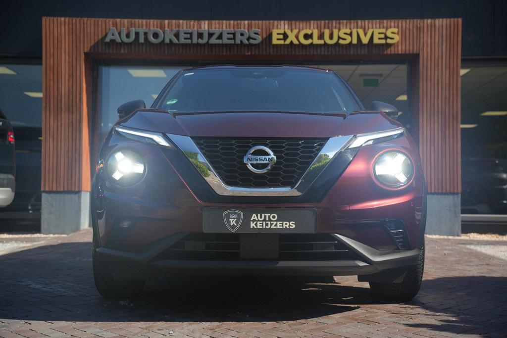 Nissan Juke 1.0 DIG-T N-Connecta Automaat | Camera | CarPlay, Auto's, Nissan, Gebruikt, Euro 6, Bruin, Bedrijf