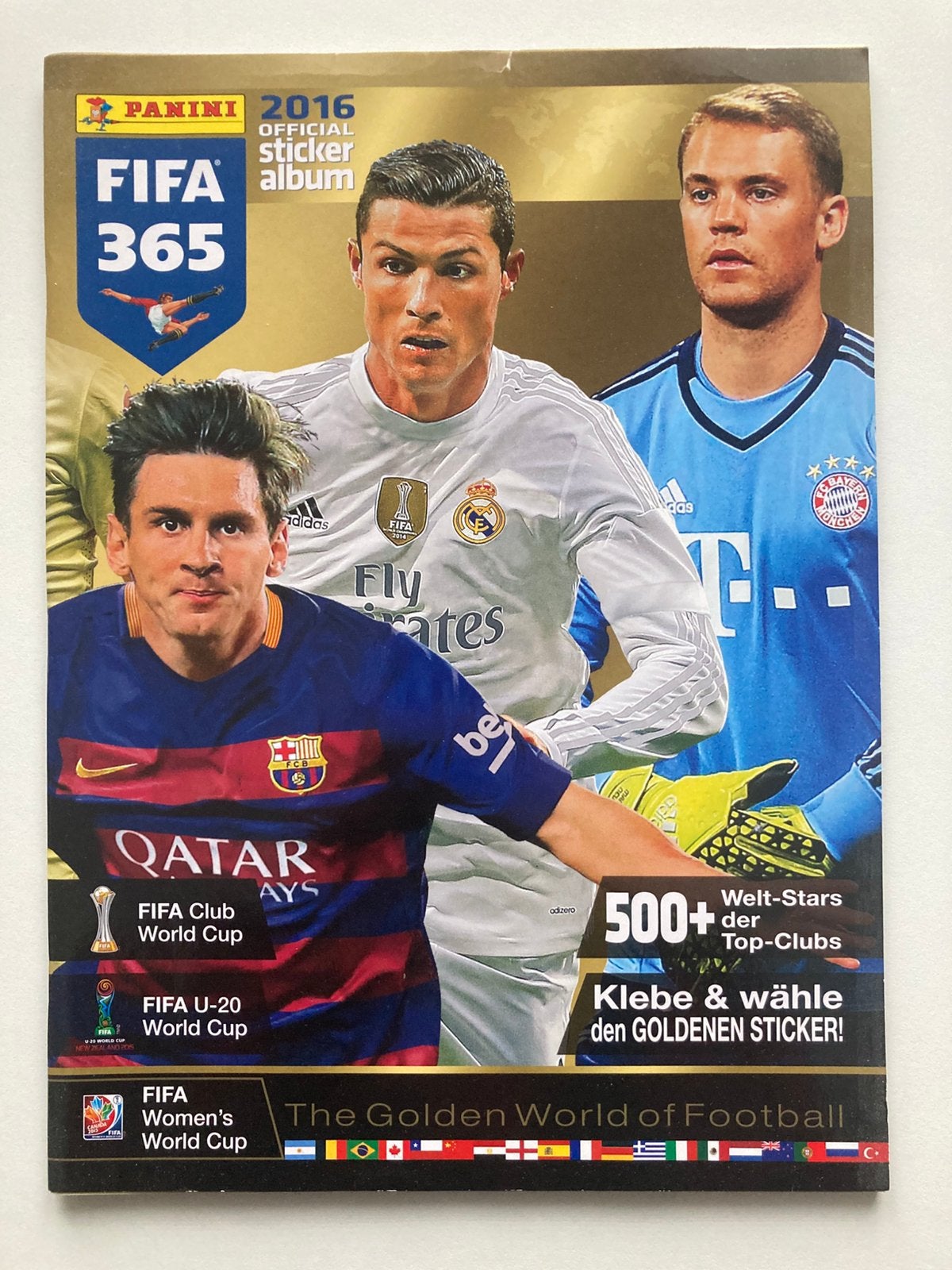 Panini Fifa 365 2016 - Leeg Album, Ophalen of Verzenden, Zo goed als nieuw, Buitenlandse clubs, Poster, Plaatje of Sticker