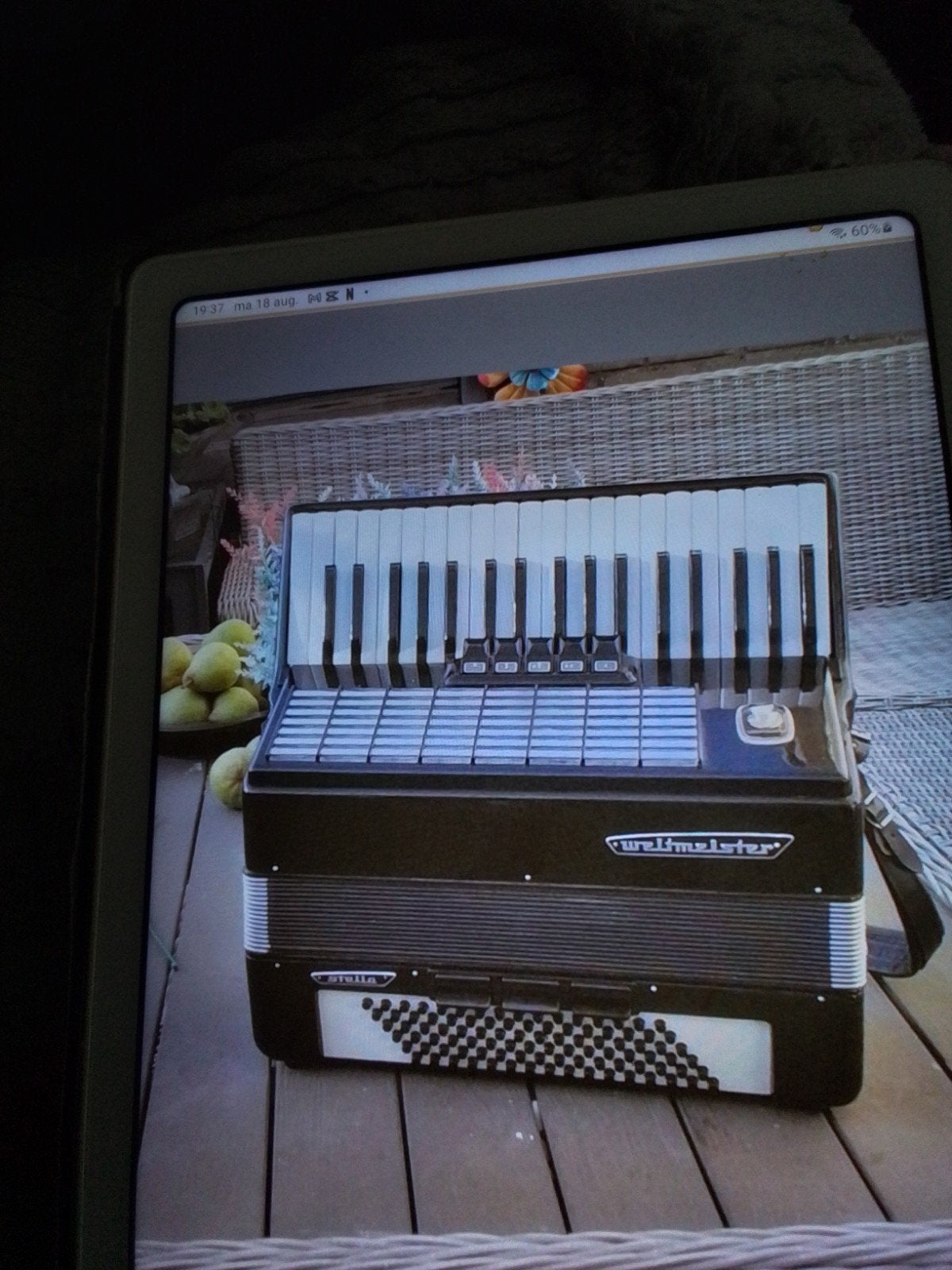 Zo goed als nieuwe Weltmeister accordeon met 96 bassen, Muziek en Instrumenten, Ophalen of Verzenden, Zo goed als nieuw, 96-bas