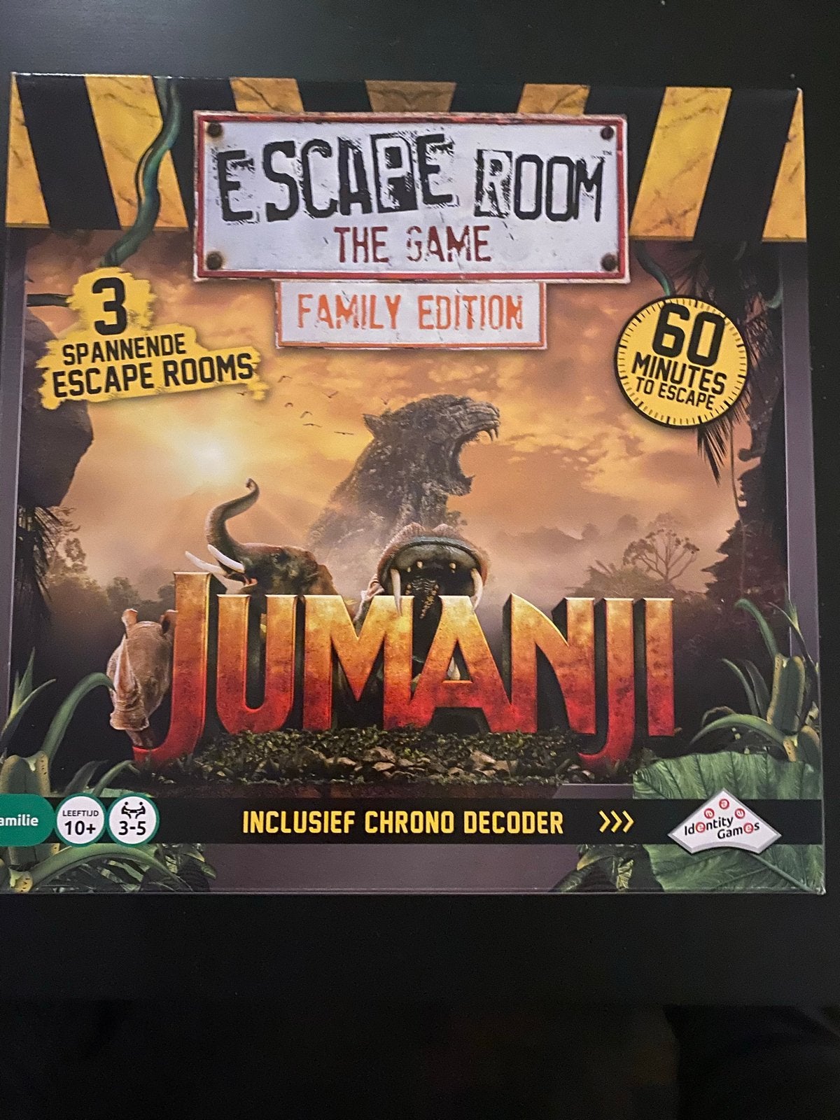 Escape Room The Game Jumanji Family Edition, Hobby en Vrije tijd, Gezelschapsspellen | Bordspellen, Drie of vier spelers, Ophalen of Verzenden