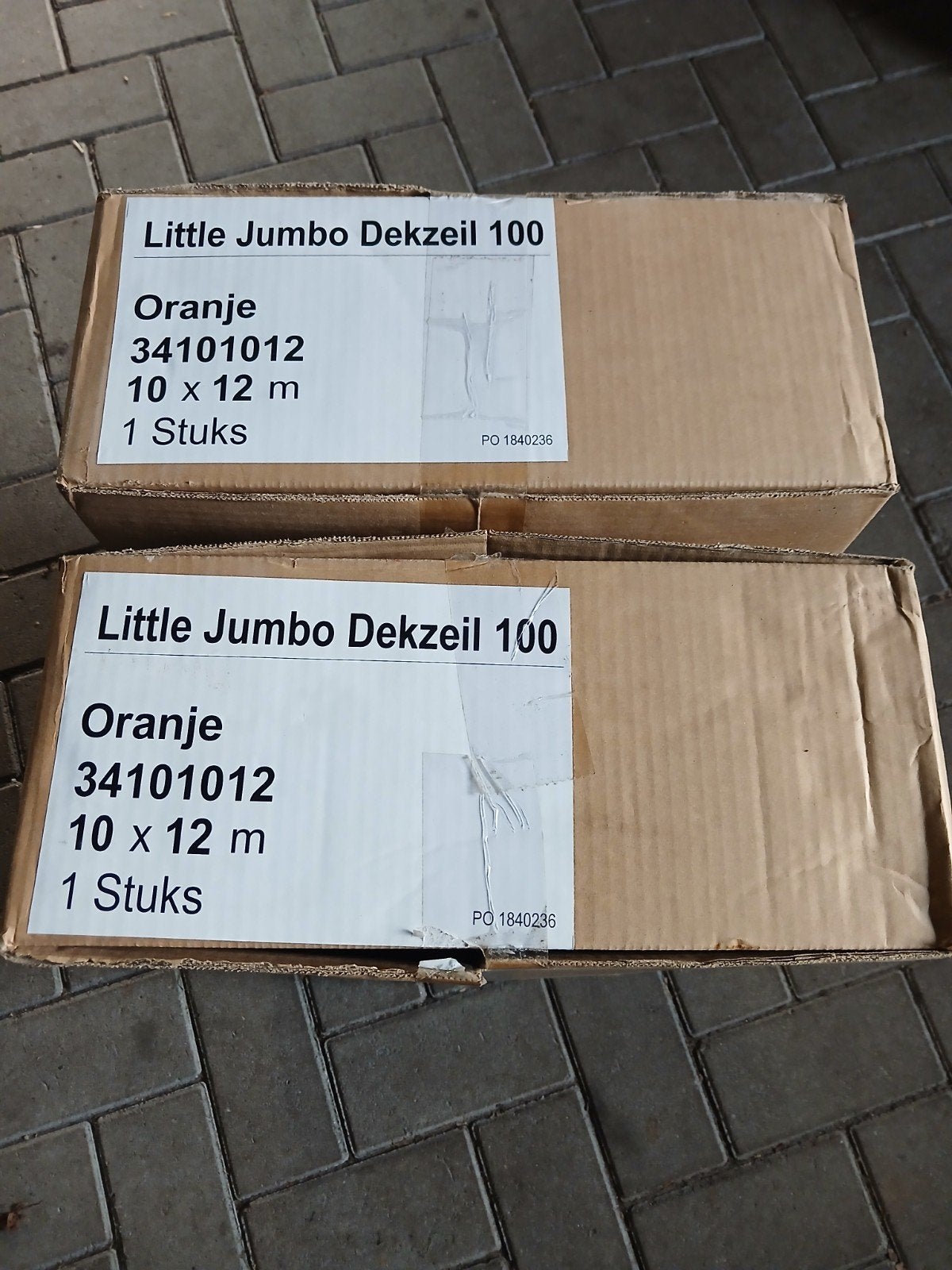 dekzeil, Ophalen, Krat, Minder dan 35 cm