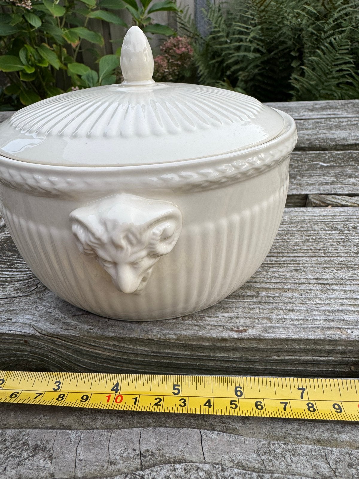 Wedgwood Edme Ovenschaal met Deksel - Crèmekleurig, Ophalen of Verzenden