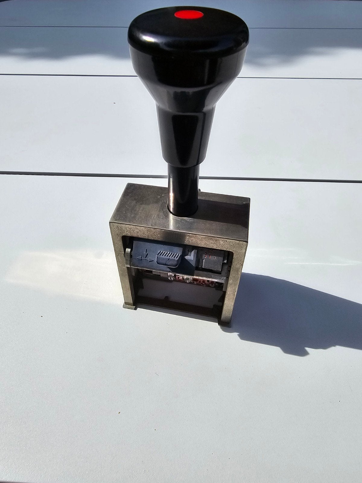 Prachtige Werkende Vintage REINER B6 numeroteur €35, Ophalen of Verzenden