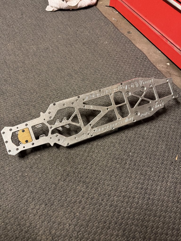 fwo1 chassis short Mecatech fg harm genius, Ophalen of Verzenden, Gebruikt, Groter dan 1:32