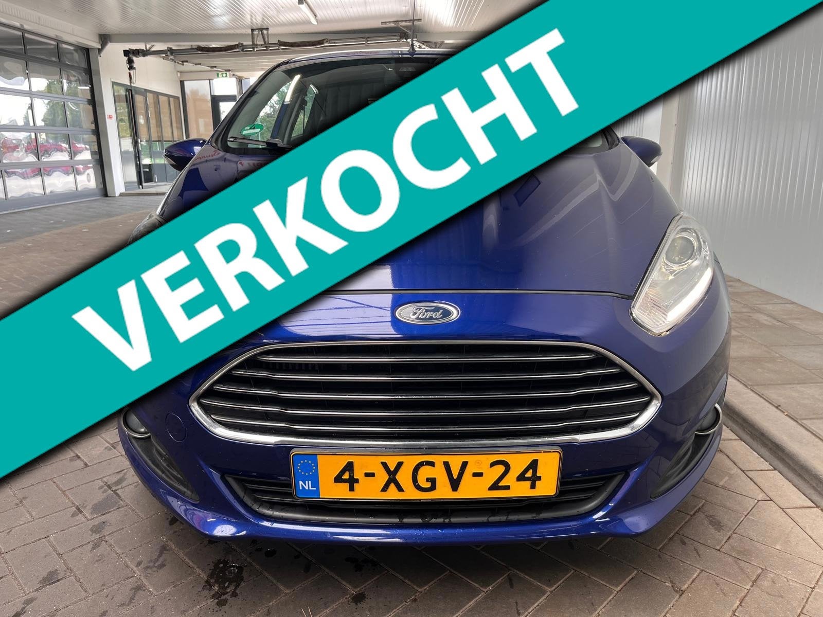 Ford Fiesta 1.6 TDCi Lease Titanium, Voorwielaandrijving, Euro 5, Stof, Gebruikt