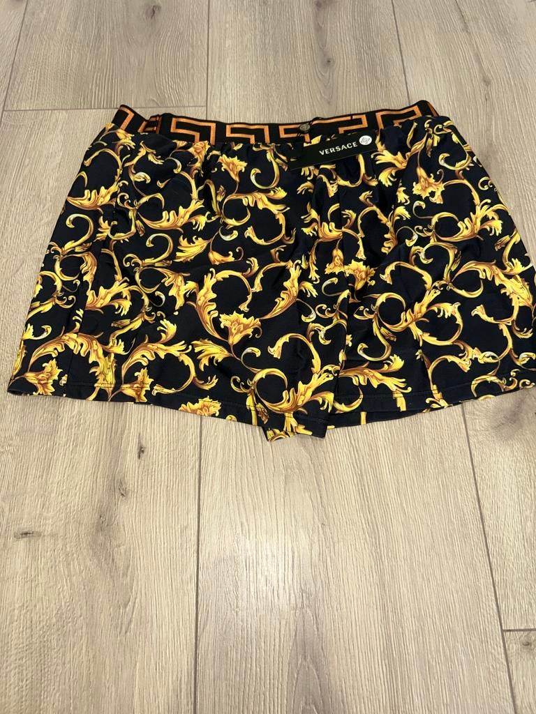 Versace zwembroek, Kleding | Heren, Ophalen of Verzenden, Overige maten, Zwart, Zwemshort