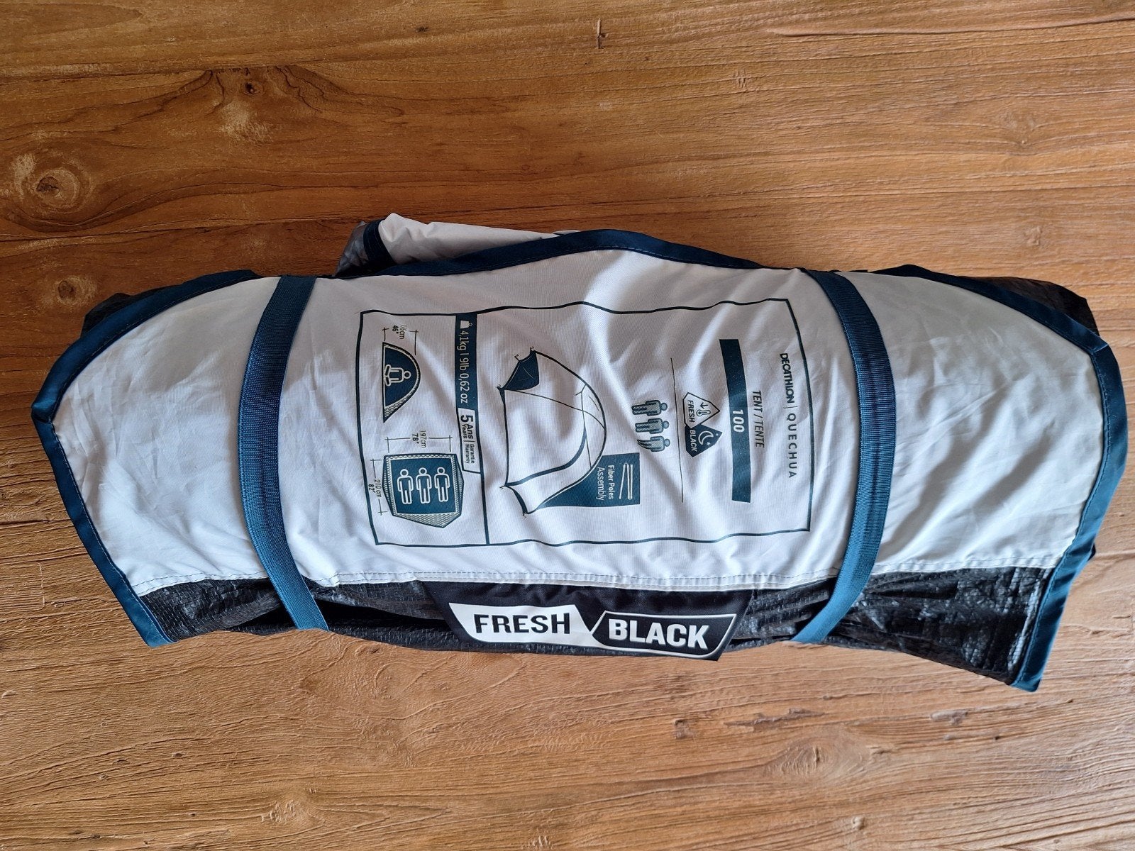 Quechua driepersoonstent Fresh & Black, Ophalen of Verzenden, Tot en met 2