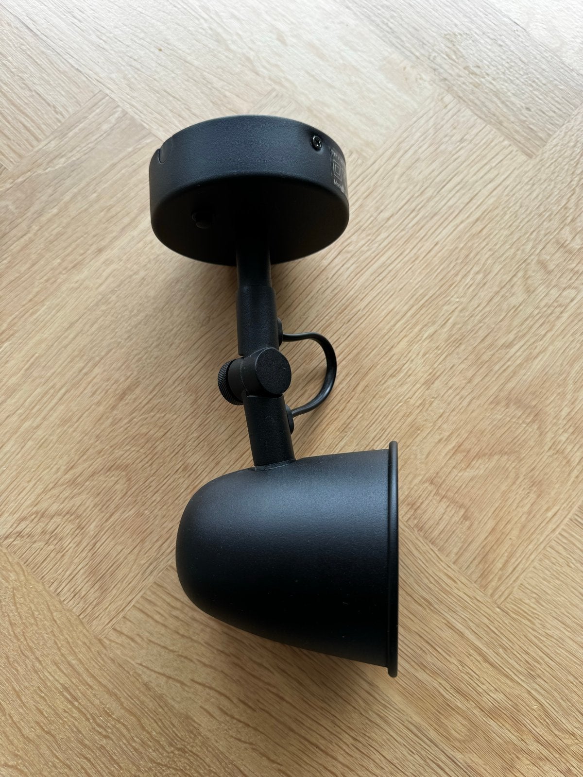 Ikea Skurup wandlamp zwart, GU10, Opbouwspot, Overige merken, Ophalen of Verzenden