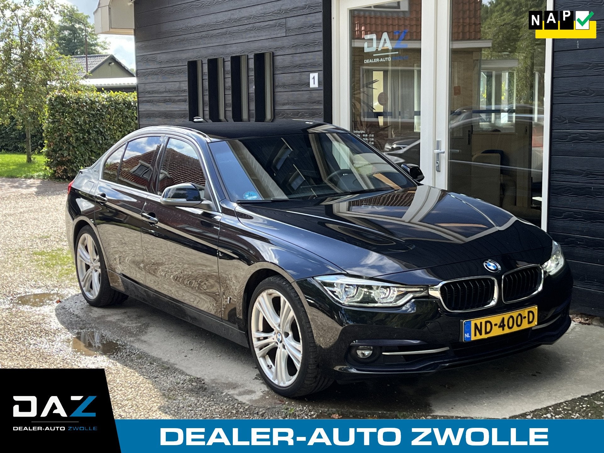 BMW 3-serie 330e High Executive Aut/Ecc/Leer/Navi/Lm/SOH 86%, Automaat, 1998 cc, Achterwielaandrijving, Gebruikt