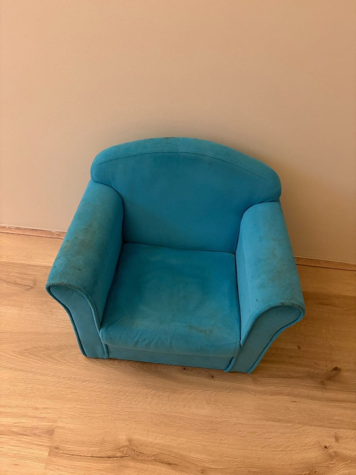 Blauwe kinderfauteuil - Comfortabel en speels, Kinderen en Baby's, Ophalen, Gebruikt, Stoel(en)