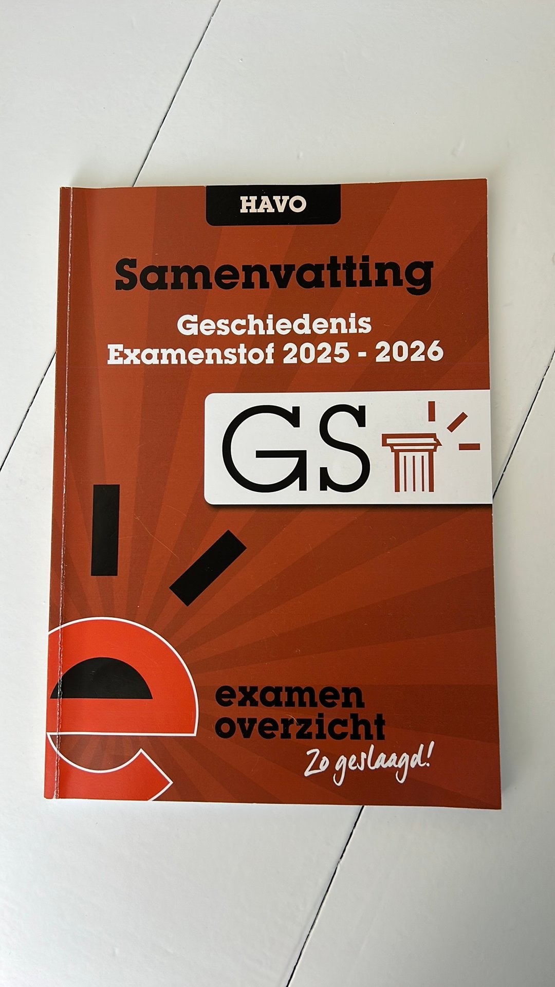 Examenoverzicht Samenvatting Geschiedenis 25/26, Ophalen of Verzenden, Zo goed als nieuw, HAVO, Geschiedenis