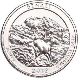 Amerika - Quarter 2012 - Alaska - Denali - Unc., Verzenden, Noord-Amerika, Losse munt