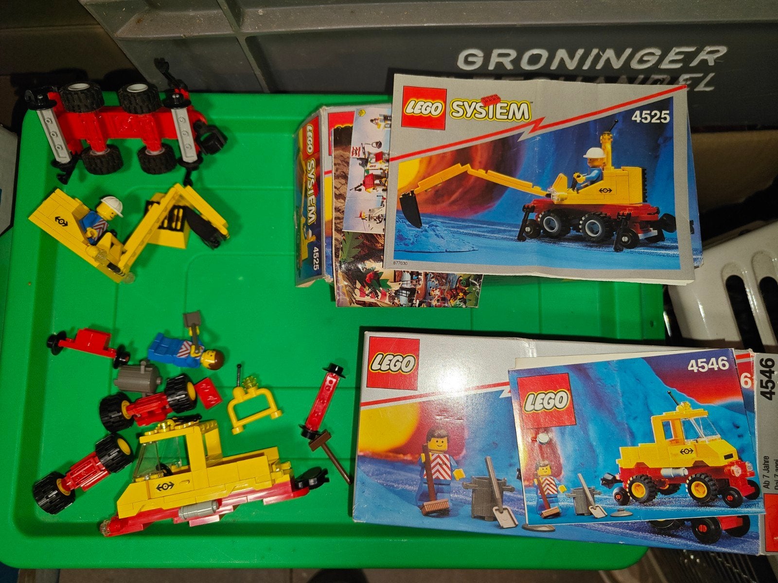 Lego 9v trein sets 4525 en 4546  in doos, Ophalen
