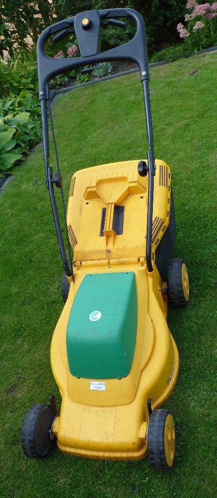 STIGA E401 elektrische grasmachine, Tuin en Terras, Ophalen, Cirkelmaaier, Elektrische grasmaaier, Stiga