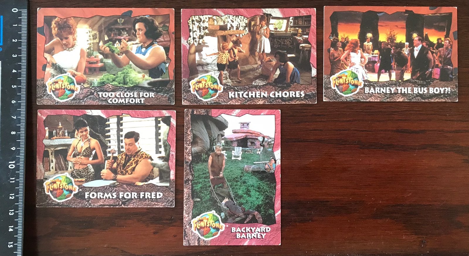 5 Oude The Flintstones Kaartjes, Verzamelen, Ophalen of Verzenden, Zo goed als nieuw, Overige typen
