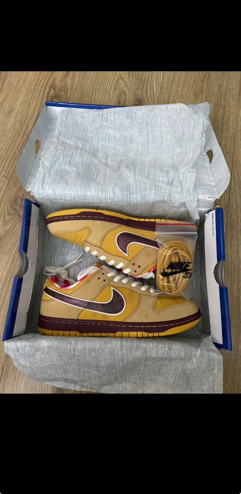 Nike sb dunk yellow lobster maat 42, Overige kleuren, Ophalen of Verzenden, Sneakers of Gympen, Zo goed als nieuw