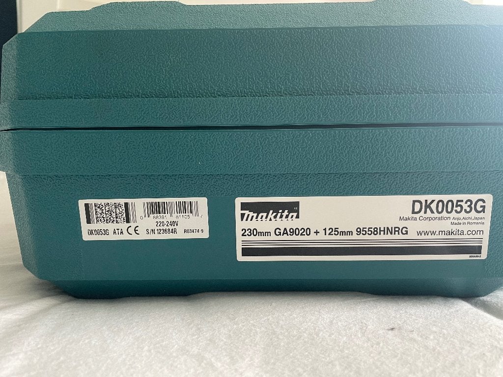 Haakse slijperset   230mm en 125mm, Ophalen, Nieuw, Minder dan 700 watt, Haakse handslijpmachine
