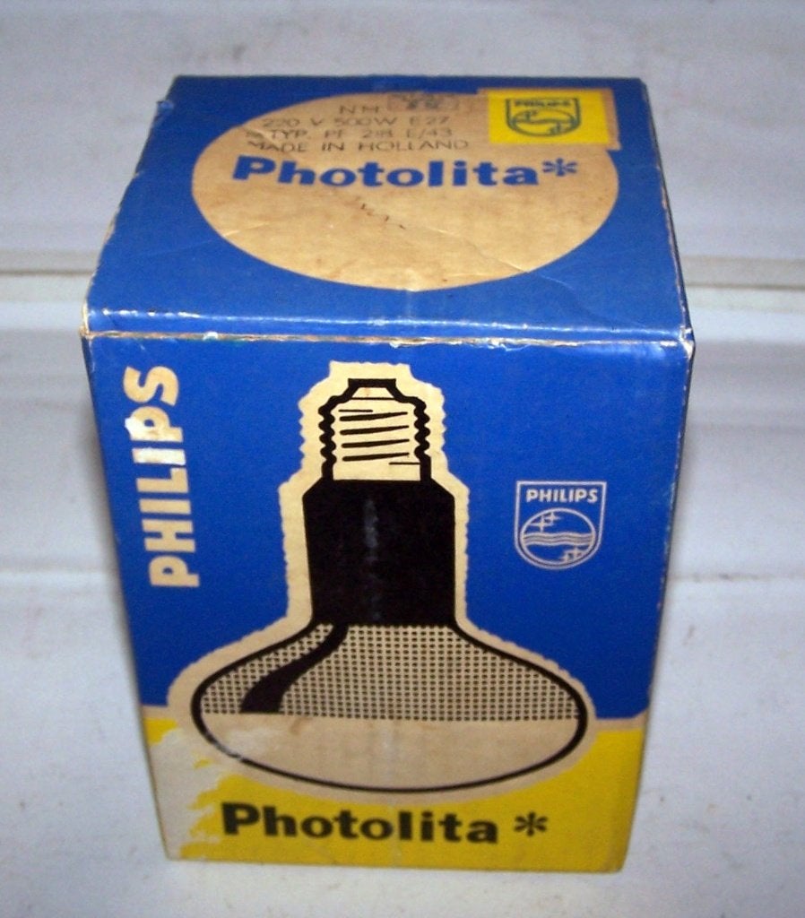 Philips Photolita Dokalamp 500W. Nieuw in doos., Ophalen of Verzenden, Nieuw, Philips, Dokalamp