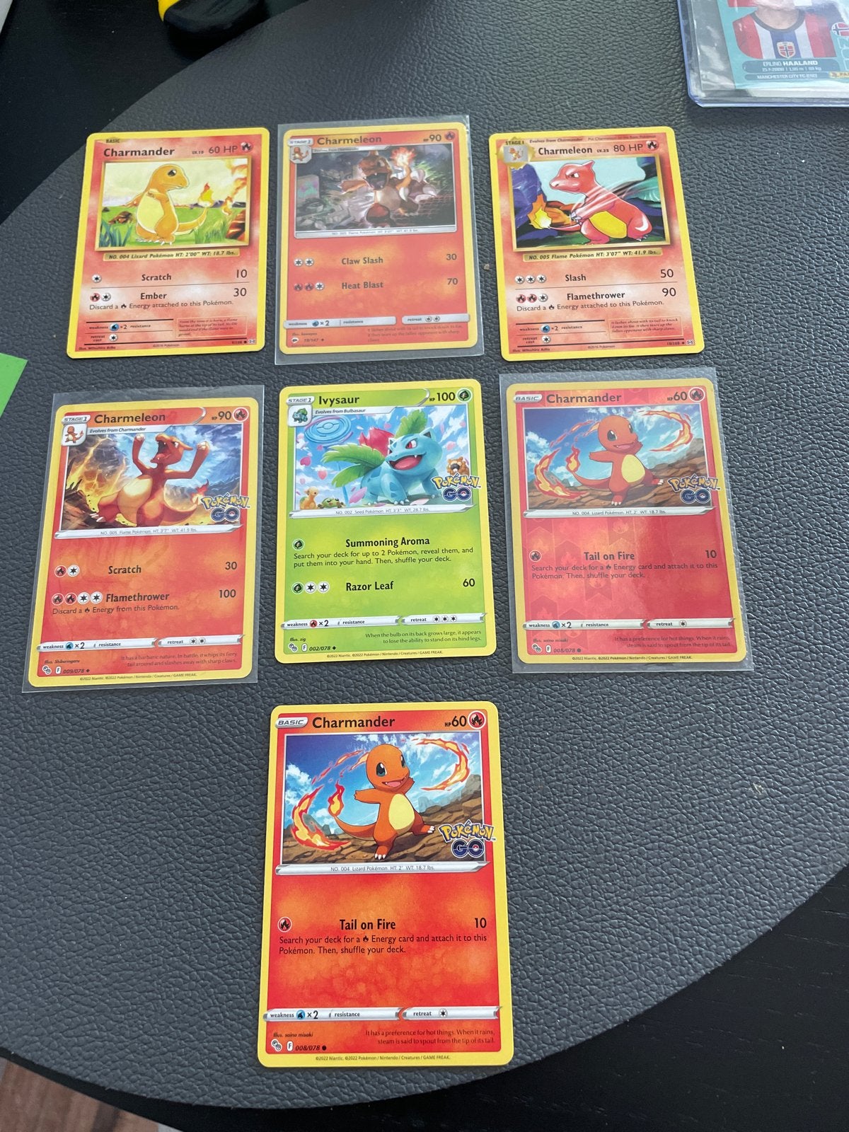 Pokémon Kaarten: Charmander, Charmeleon, Ivysaur Collectie, Ophalen of Verzenden, Zo goed als nieuw, Meerdere kaarten