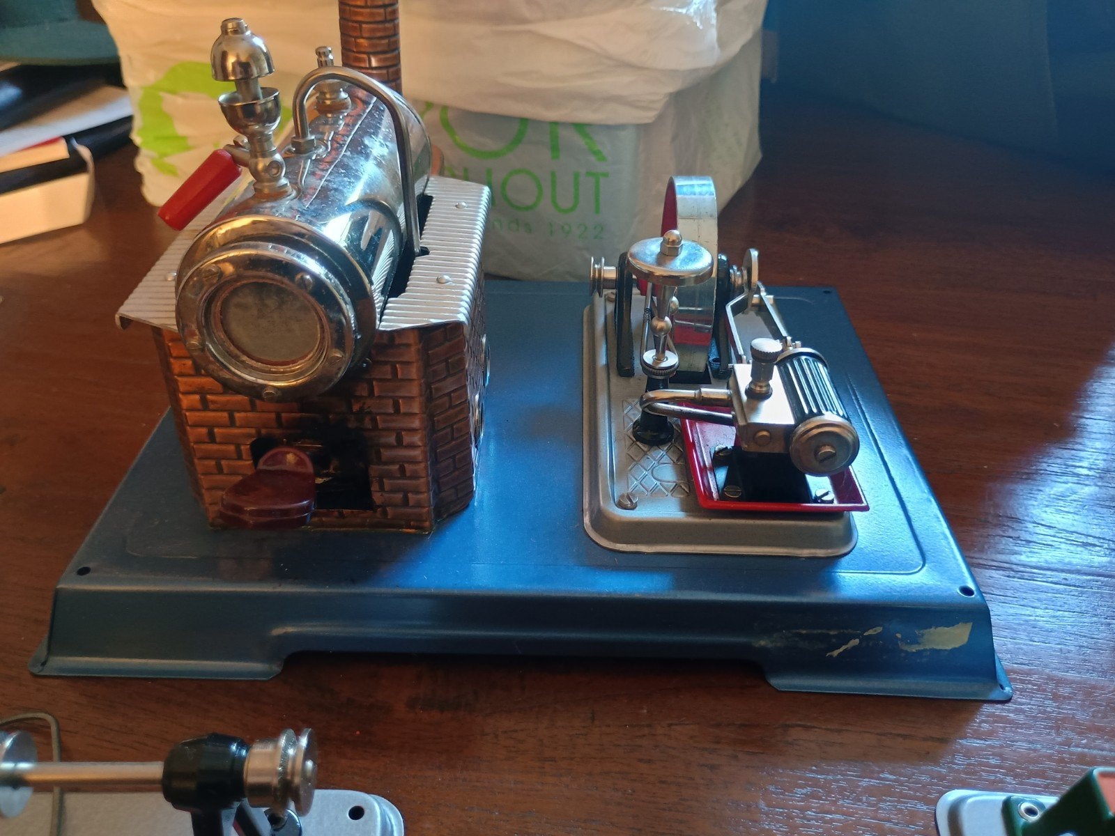 Wilesco D10 Stoommachine met M55 en M60 accessoires, Ophalen of Verzenden, Jongen of Meisje