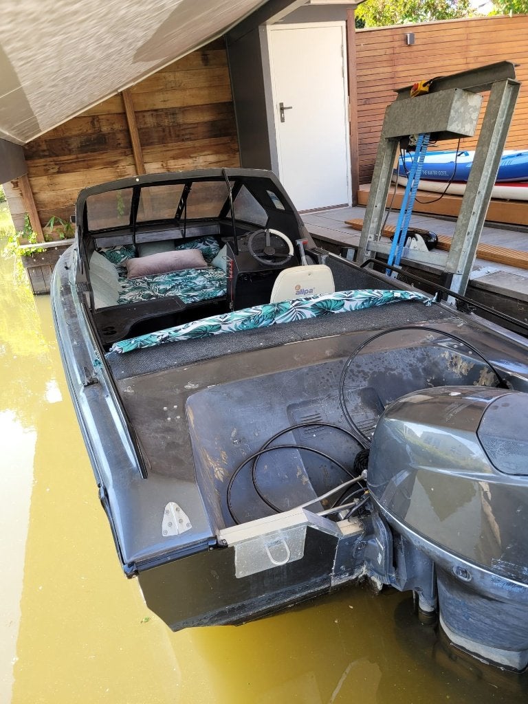 Fletcher Speedbootje + 30 pk Yamaha, Watersport en Boten, Consoleboot, Gebruikt, 6 m, Afdekzeil