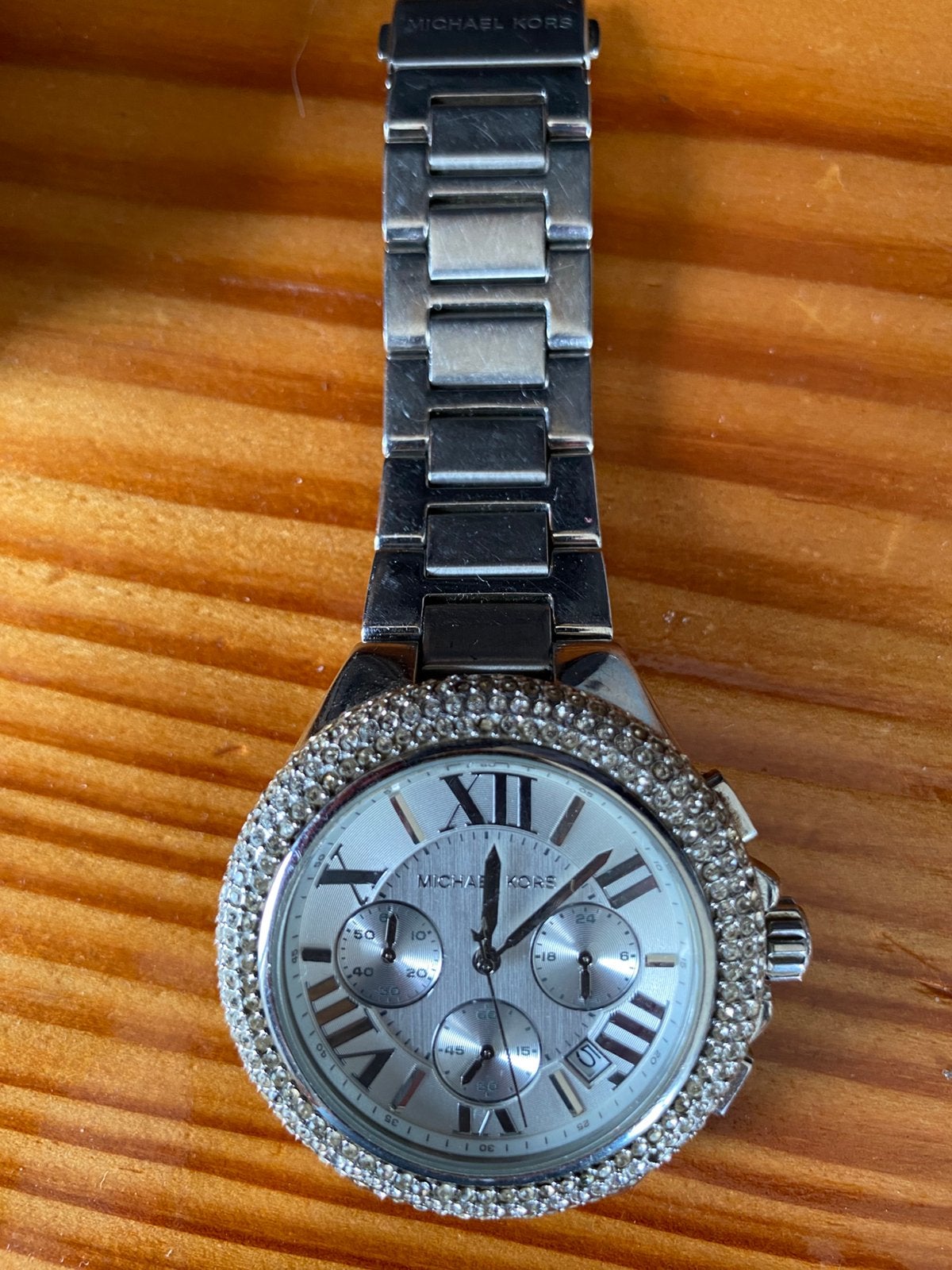 Michael Kors dames horloge, Ophalen of Verzenden, Zo goed als nieuw, Staal, Overige merken