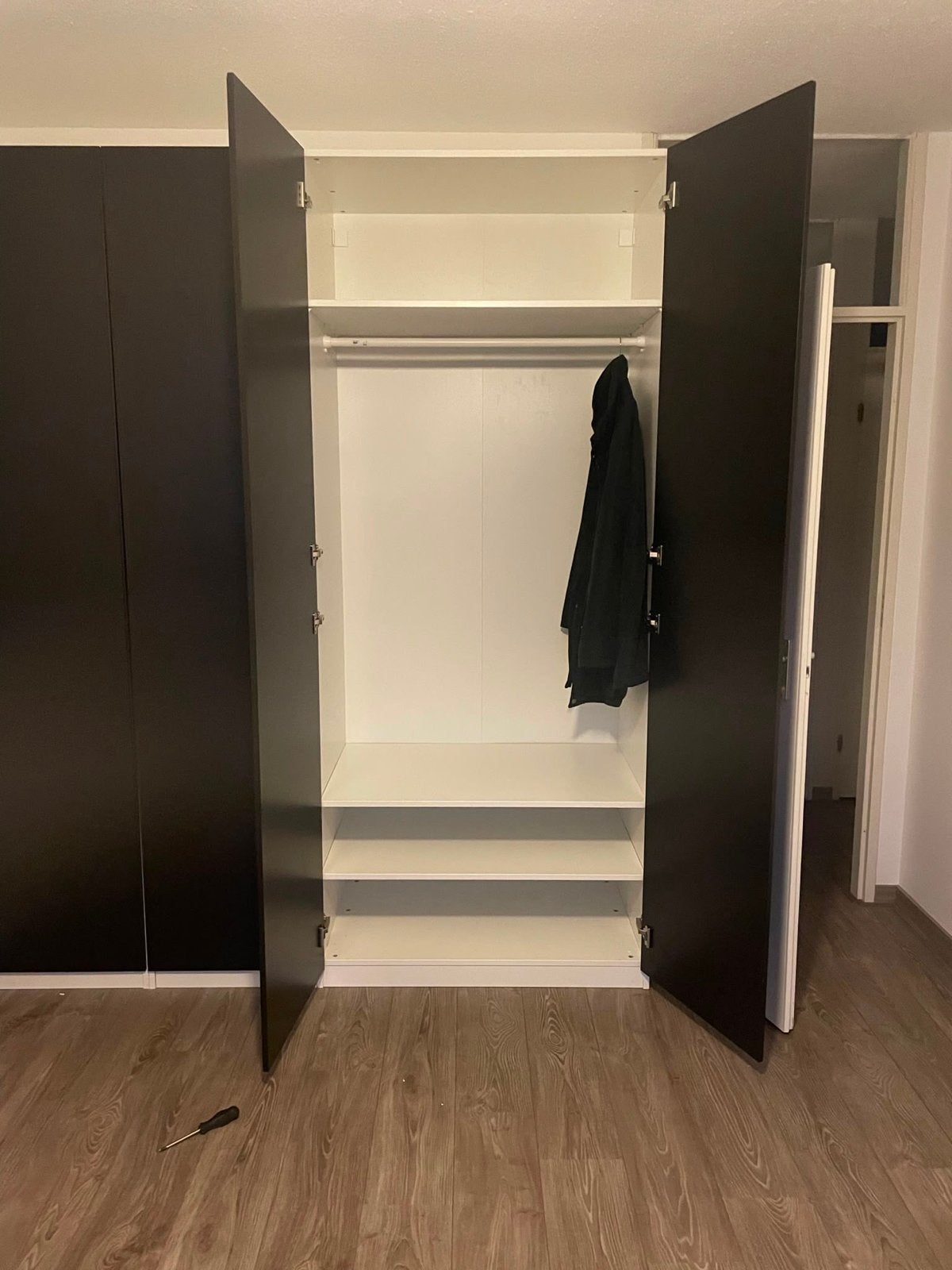 Pax kleding kast met hangruimte en lades, Huis en Inrichting, Kasten | Kledingkasten, Ophalen, 200 cm of meer, 150 tot 200 cm